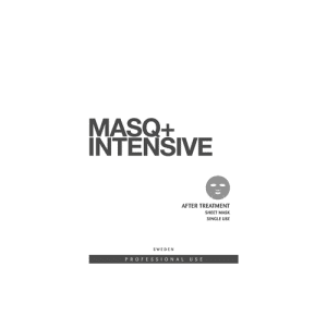 MASQ+ INTENSIIVNE näomask